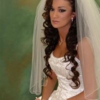 Wedding Hairstyles For Curly Hair With Veil