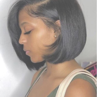 Medium Length Black Bob Hairstyles