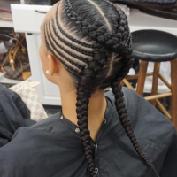 Cross Braids Hairstyles