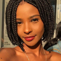 Black Bob Braids Hairstyles