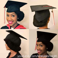 Natural Hairstyles For Graduation