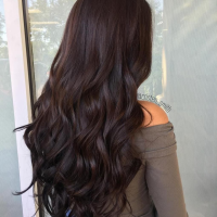 Long Dark Brown Hairstyles