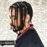 Box Braids Men Hairstyle