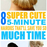 5 Minute Cute Easy Hairstyles