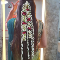 Gajra Hairstyle For Long Hair