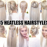 Easy Heatless Hairstyles