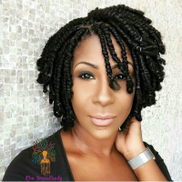 Afro Kinky Braids Hairstyles Images