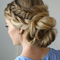 How to Create a Messy Braided Updo?