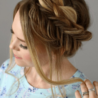 How to Make Fishtail Crown Braid?