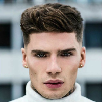 Triangle Face Shape Men Hairstyle