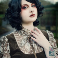 Goth Hairstyles For Curly Hair