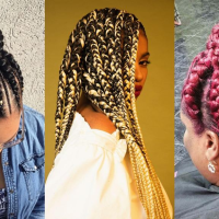 25 + Stunning Goddess Braids Hairstyles