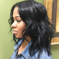 African American Medium Layered Hairstyles