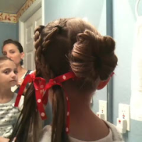 XO Valentine’s Day Hairstyle