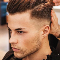 Slicked Back Undercut Hairstyle