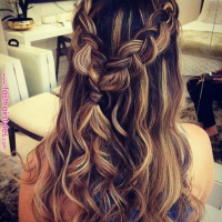 Pretty Down Hairstyles For Prom