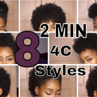 Medium Length Easy Natural Hairstyles 4c