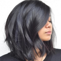 Medium Layered Black Hairstyles