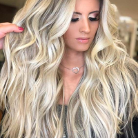 Thick Long Blonde Hairstyles