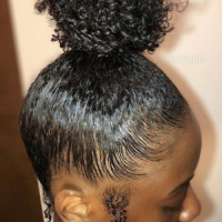 Black American Updo Hairstyles