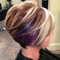 Short Hairstyles With Different Colors