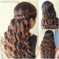 Curly Quinceanera Hairstyles