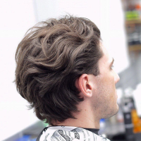 Mens Wavy Medium Length Hairstyles