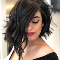 Trendy Asymmetrical Cut Bob Hairstyles