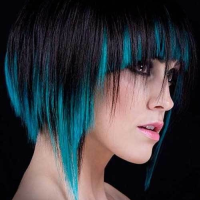 Two Color Hairstyles For Short Hair