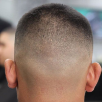 Crew Cut Hairstyle For Balding Men