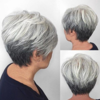 Short Chic Grey Hairstyles