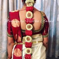 South Indian Wedding Hairstyles With Flowers