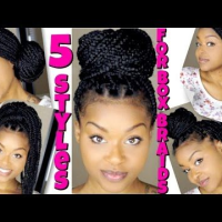 Single Braids Hairstyles 2017