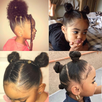 Short Hair Black Toddler Hairstyles With Beads