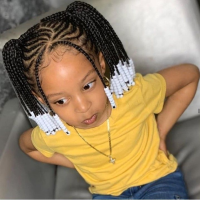 Black Toddler Hairstyles With Beads