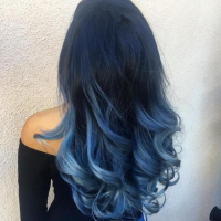 Black And Blue Hairstyles