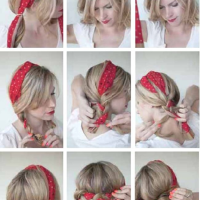 Cute Bandana Hairstyles For Long Hair