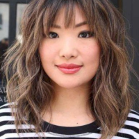 Medium Hairstyles With Fringe Bangs