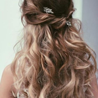 Half Up And Down Hairstyles For Prom