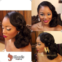 Black Wedding Hairstyles For Bridesmaids