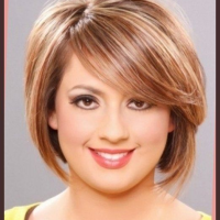 Short Hairstyles For Round Faces And Double Chins