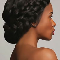 Wedding Hairstyles With Braids For Black Bridesmaids