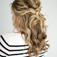 Half Up Half Down Formal Hairstyles For Medium Hair