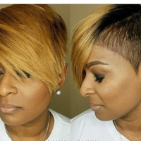 One Side Short Bob Black Hairstyles