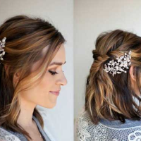 Wedding Hairstyles For Short Hair Tutorial