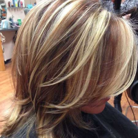 New Blonde and Brown Colored Hairstyles