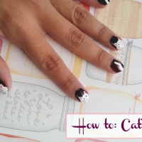 Nail Art How-to: Cute Cats