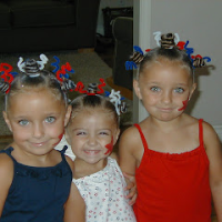 4th of July Hairdo #1: Twists of Fun