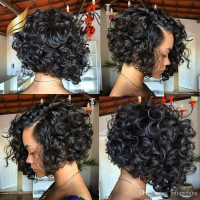 Curly Bob Crochet Hairstyles