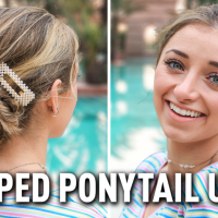 Flipped Ponytail Updo | Hairstyles For The Holidays